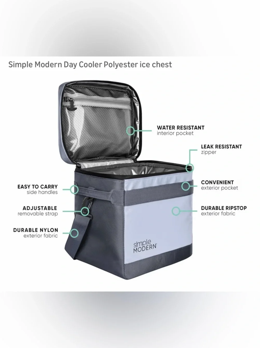 Simple‎ Modern Day Cooler Polyester ice chest